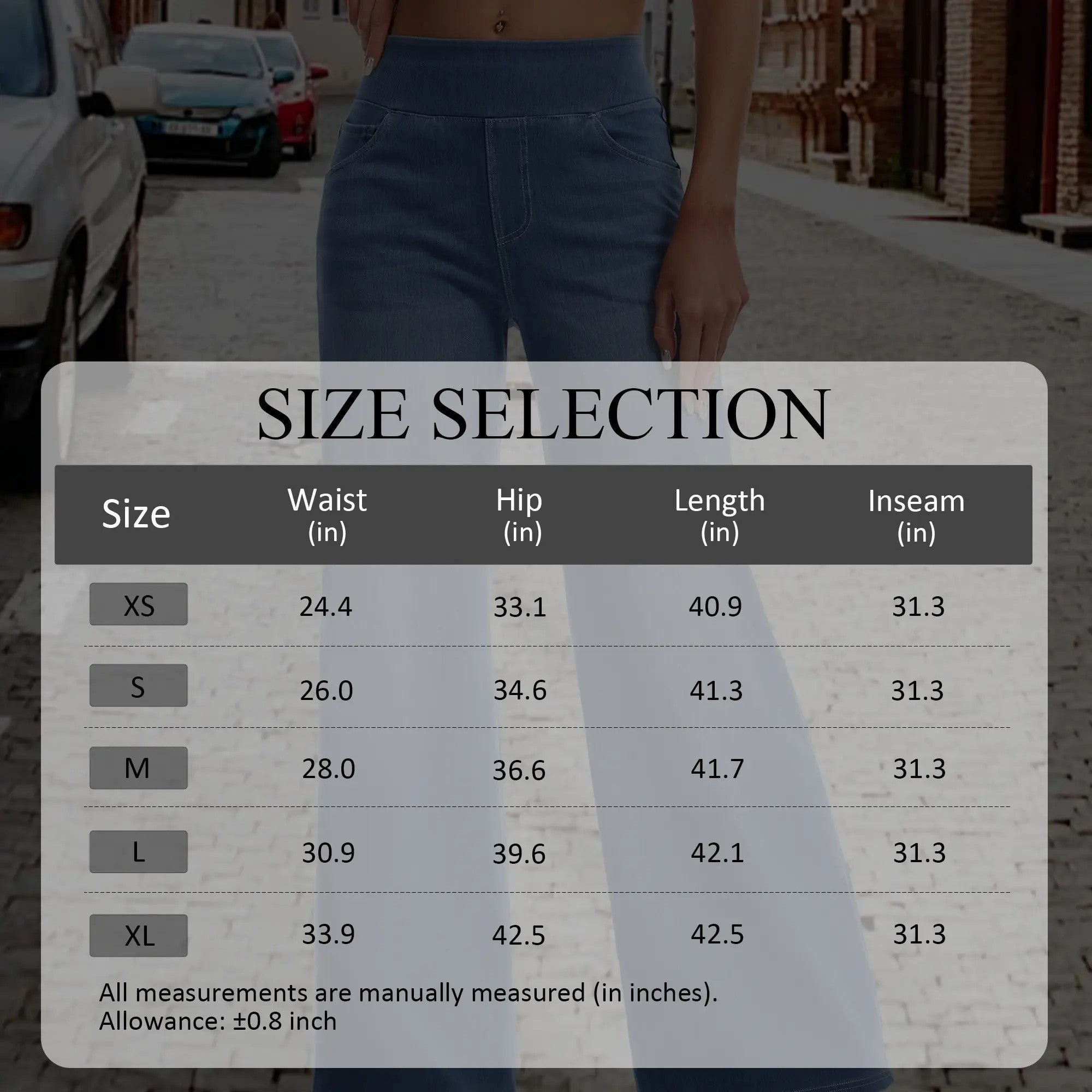 Women's Wide-Leg Stretch Woven Trousers image 8