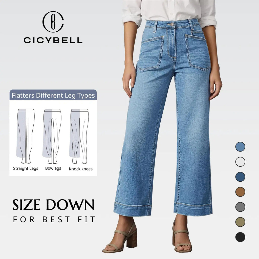 Women's Cropped Stretch Casual Trousers image 1