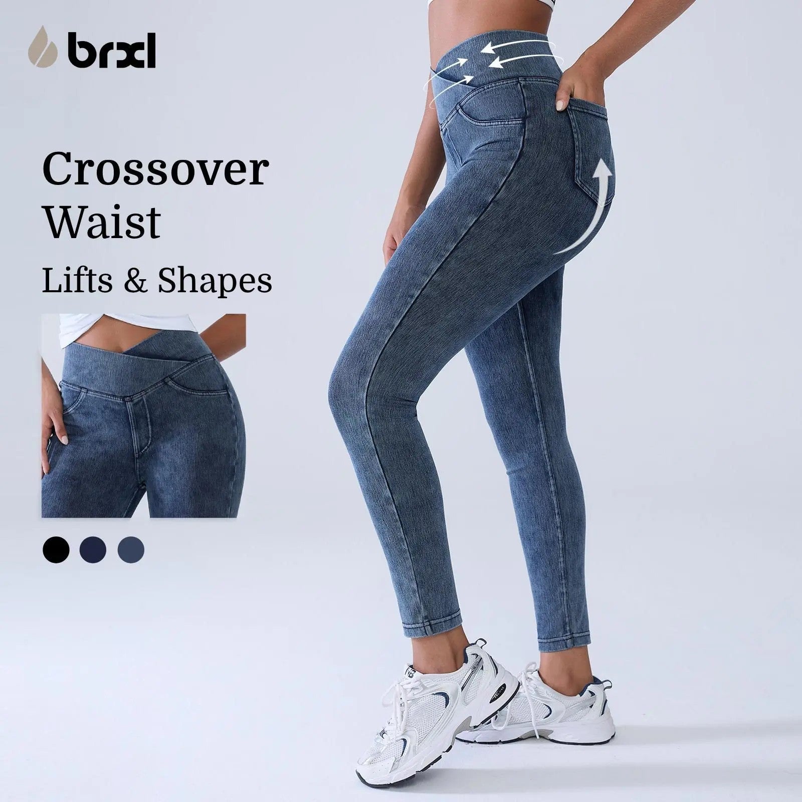 Women's Bootcut Stretch Cotton Trousers image 8