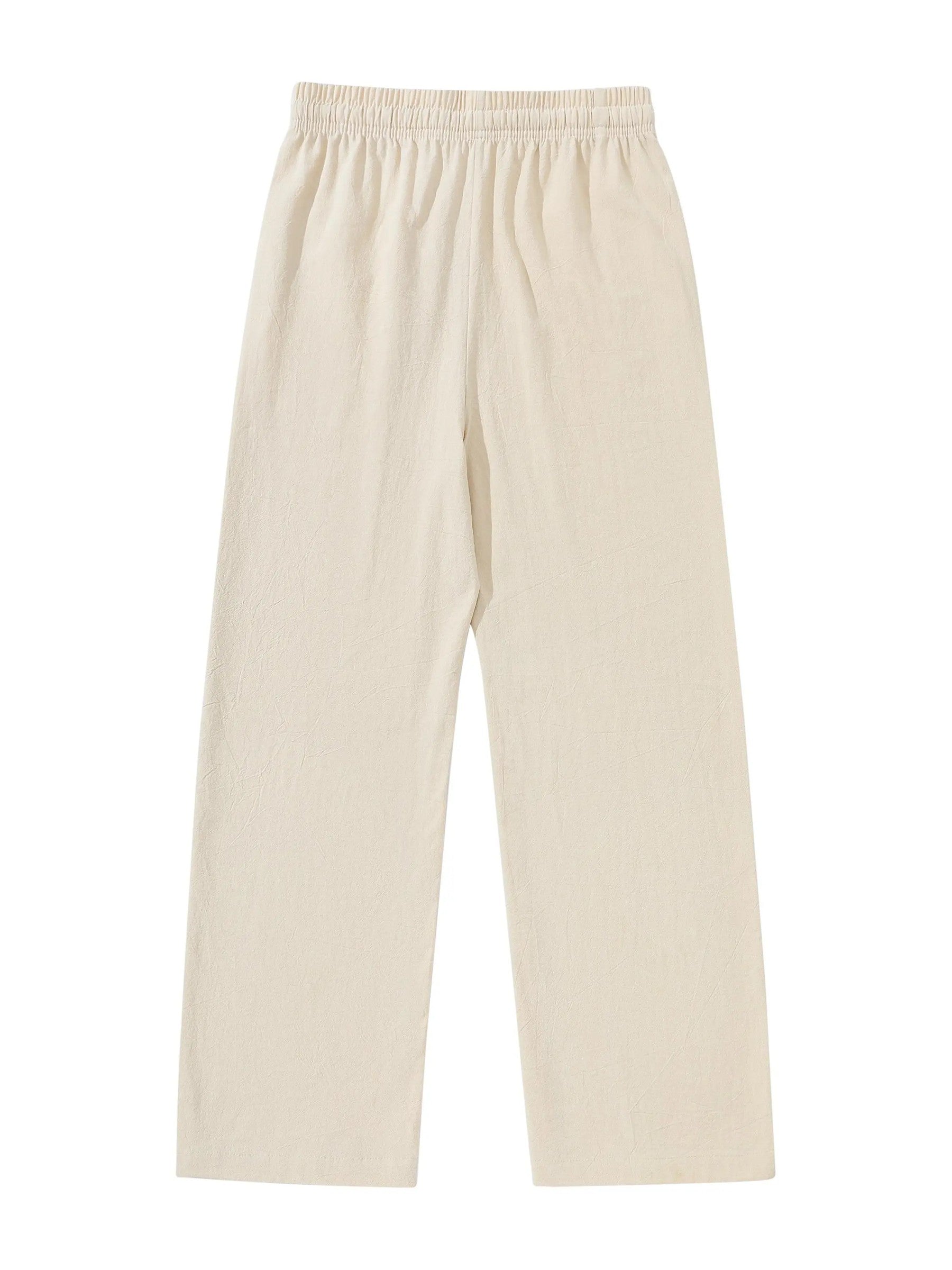 Men's Straight-Leg Stretch Cotton Trousers image 3