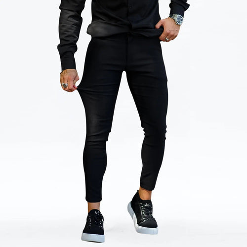 Men's Slim-Tapered Stretch Trousers image 1