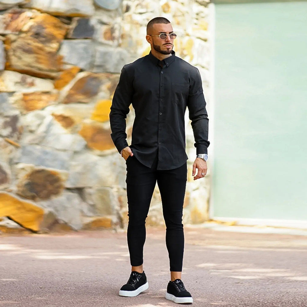 Men's Slim-Tapered Stretch Trousers image 2