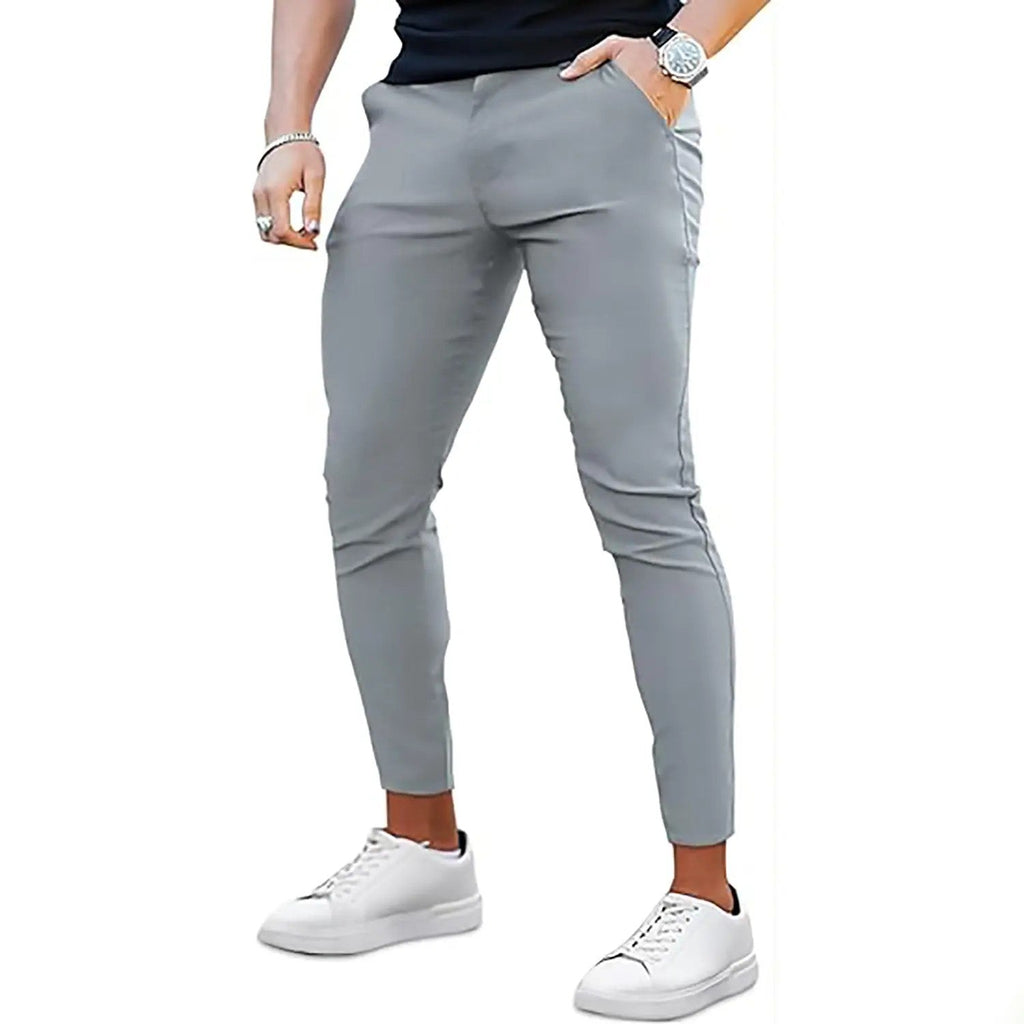 Men's Slim-Tapered Stretch Trousers image 4