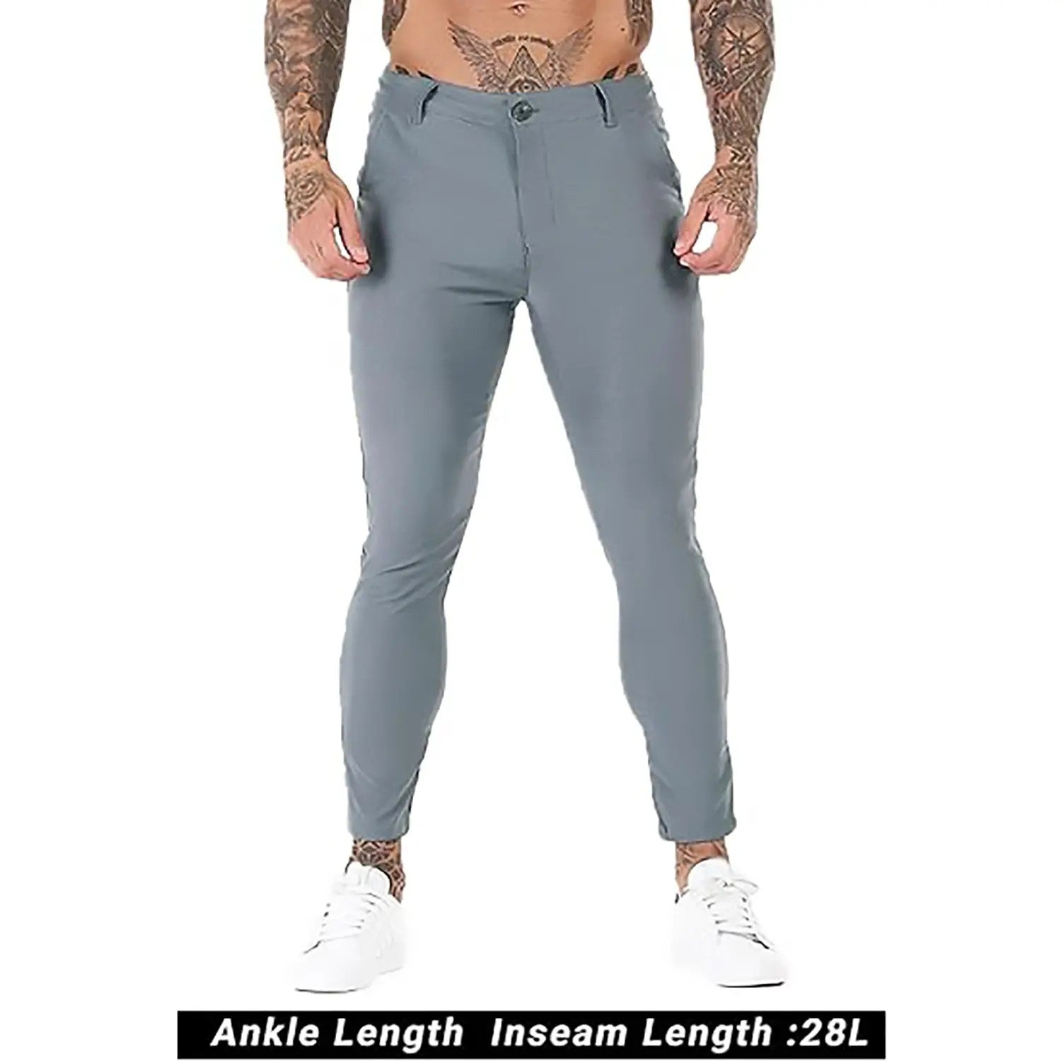Men's Slim-Tapered Stretch Trousers image 5