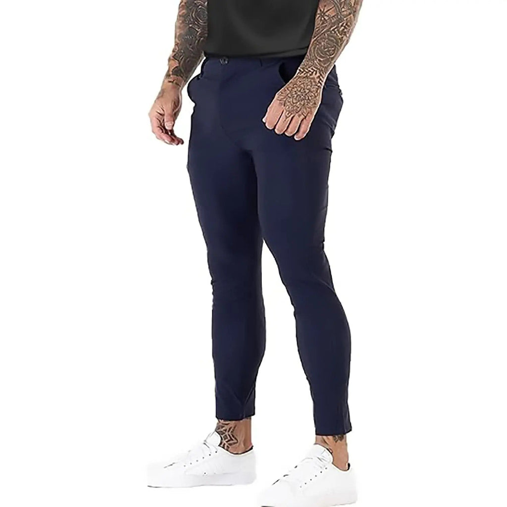 Men's Slim-Tapered Stretch Trousers image 6