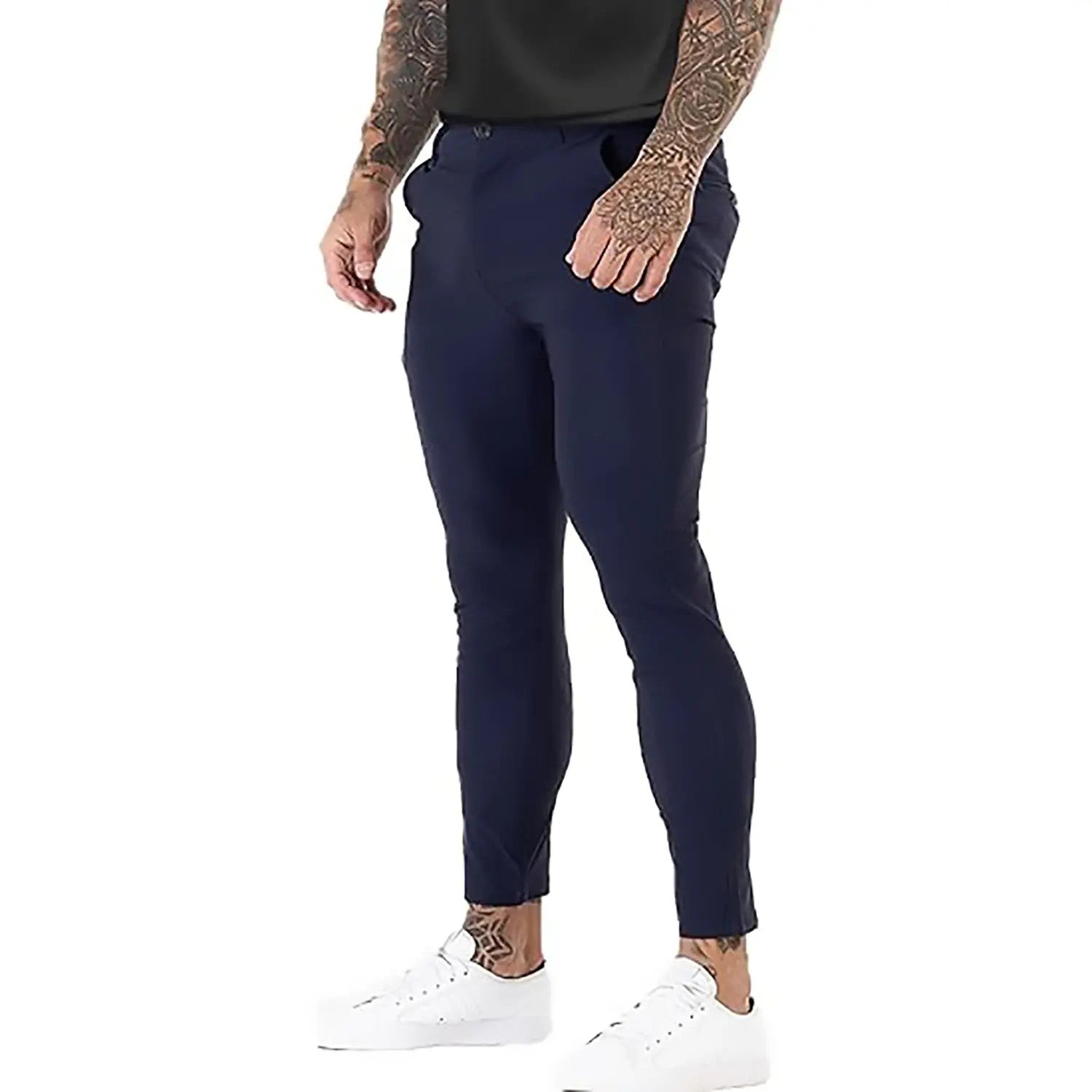 Men's Slim-Tapered Stretch Trousers image 6