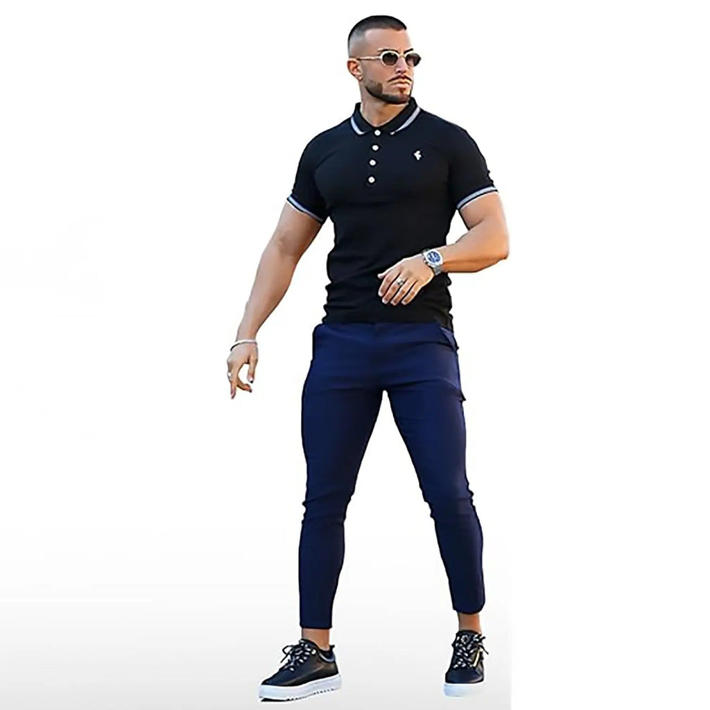 Men's Slim-Tapered Stretch Trousers image 8
