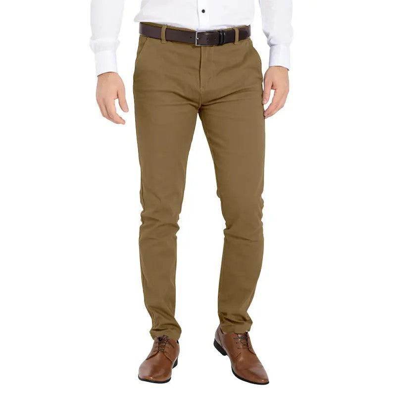 Men's Stretch Casual Chino Trousers image 5