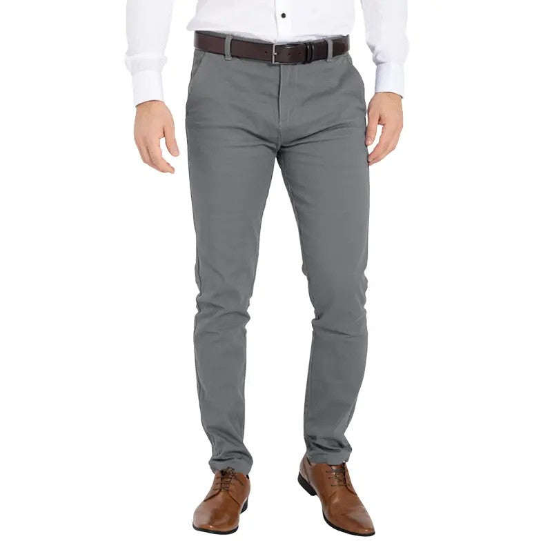 Men's Stretch Casual Chino Trousers image 6