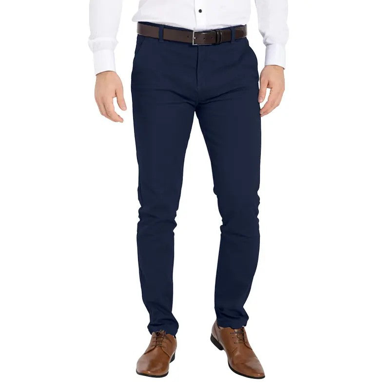 Men's Stretch Casual Chino Trousers image 7