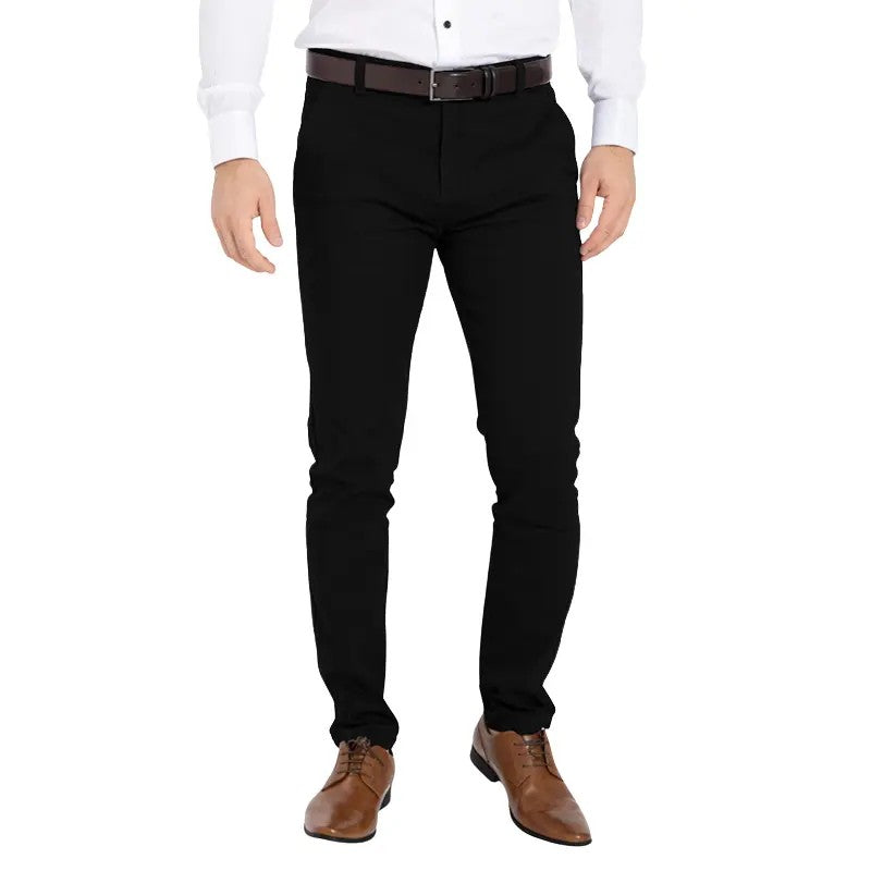 Men's Stretch Casual Chino Trousers image 8