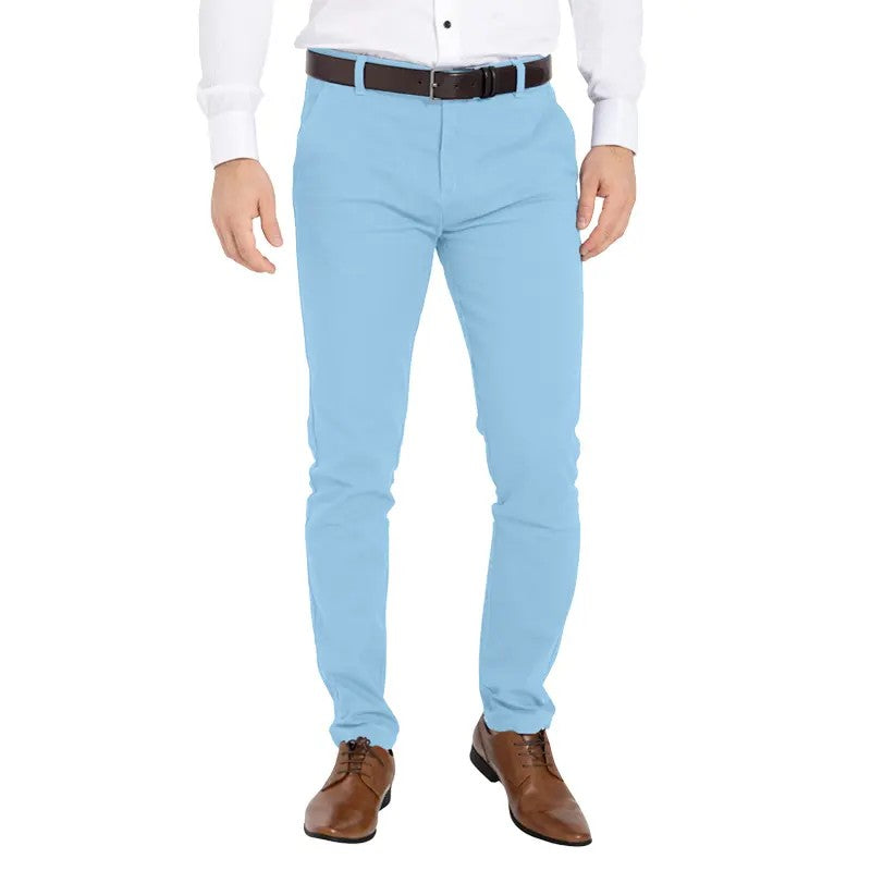 Men's Stretch Casual Chino Trousers image 9