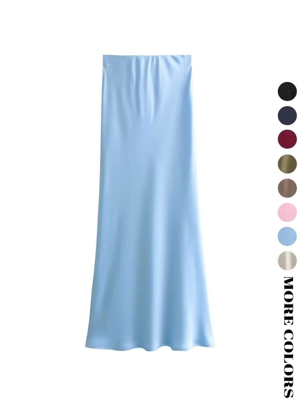Women's Polyester A-Line Midi Skirt image 8