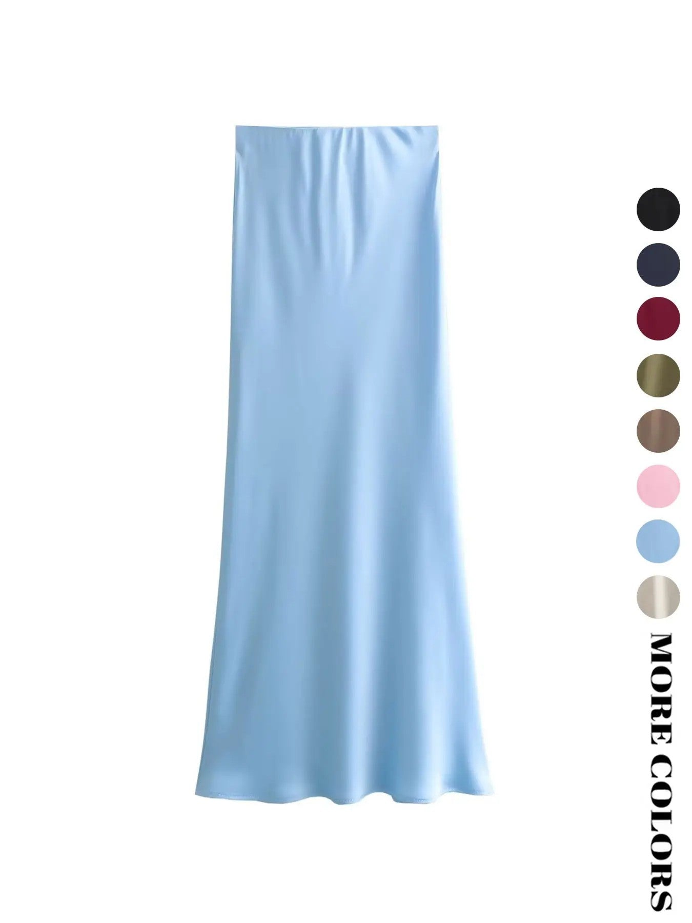 Women's Polyester A-Line Midi Skirt image 8