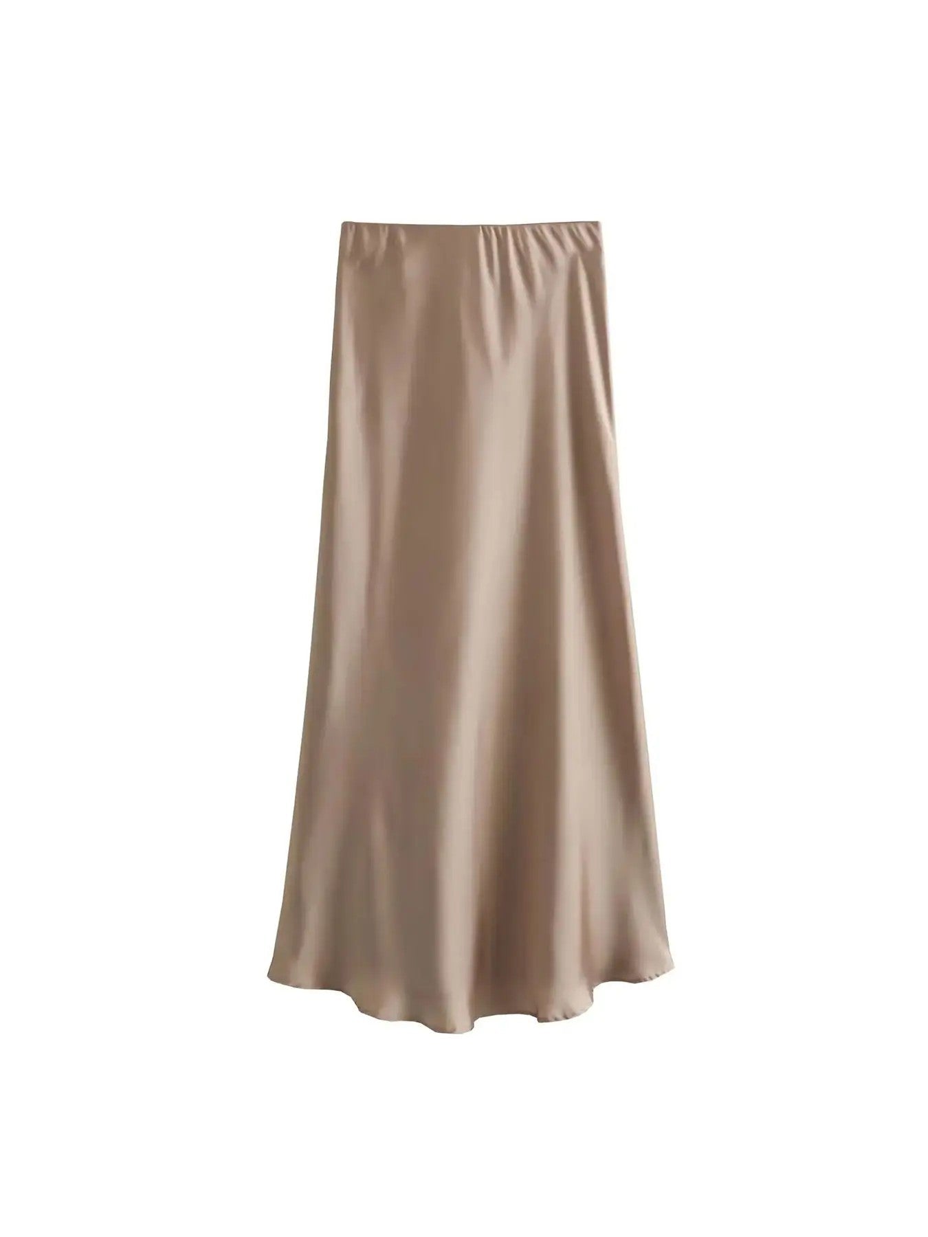 Women's Polyester A-Line Midi Skirt image 9