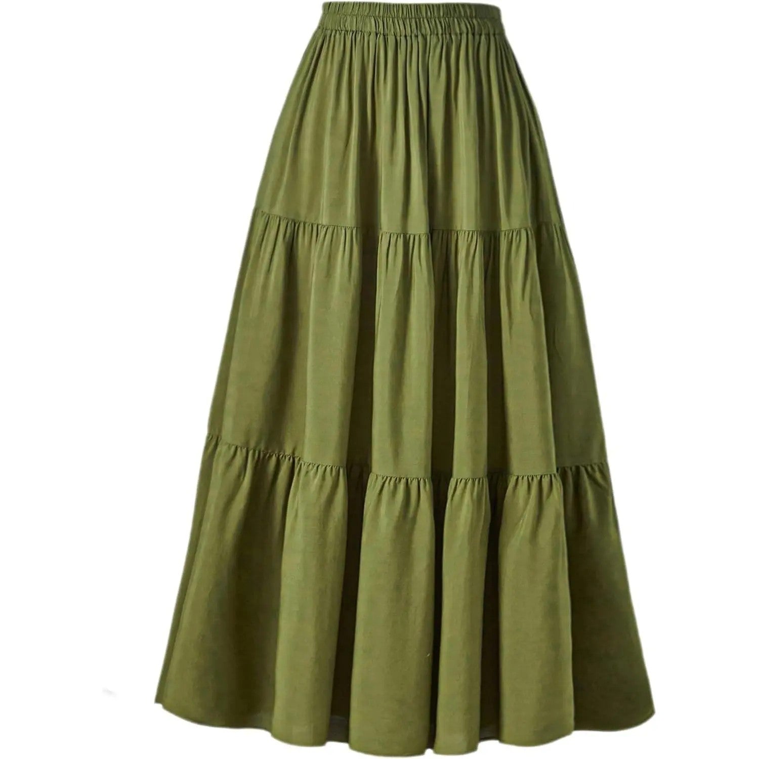Women's Flowing Polyester Maxi Skirt image 1