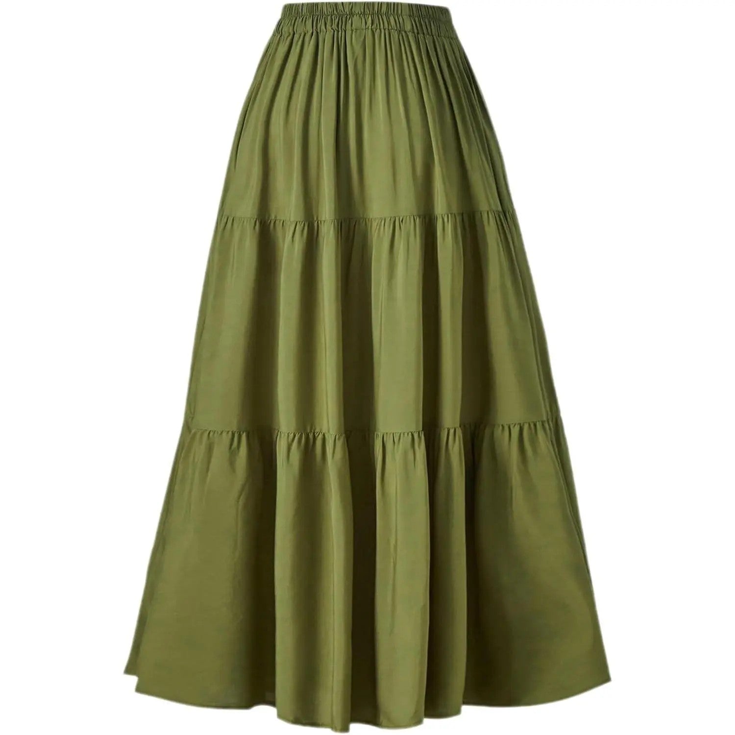 Women's Flowing Polyester Maxi Skirt image 3