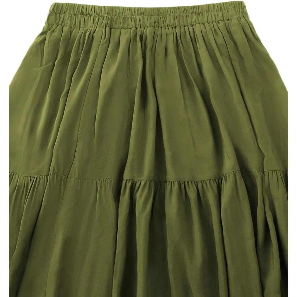 Women's Flowing Polyester Maxi Skirt image 4