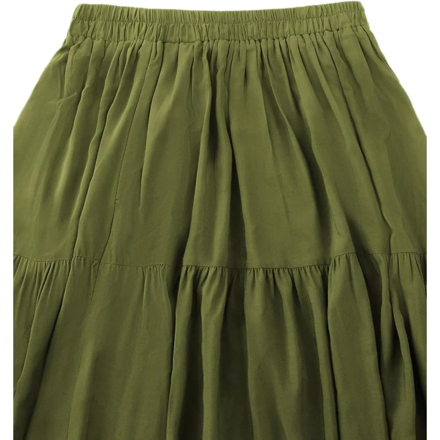 Women's Flowing Polyester Maxi Skirt image 4