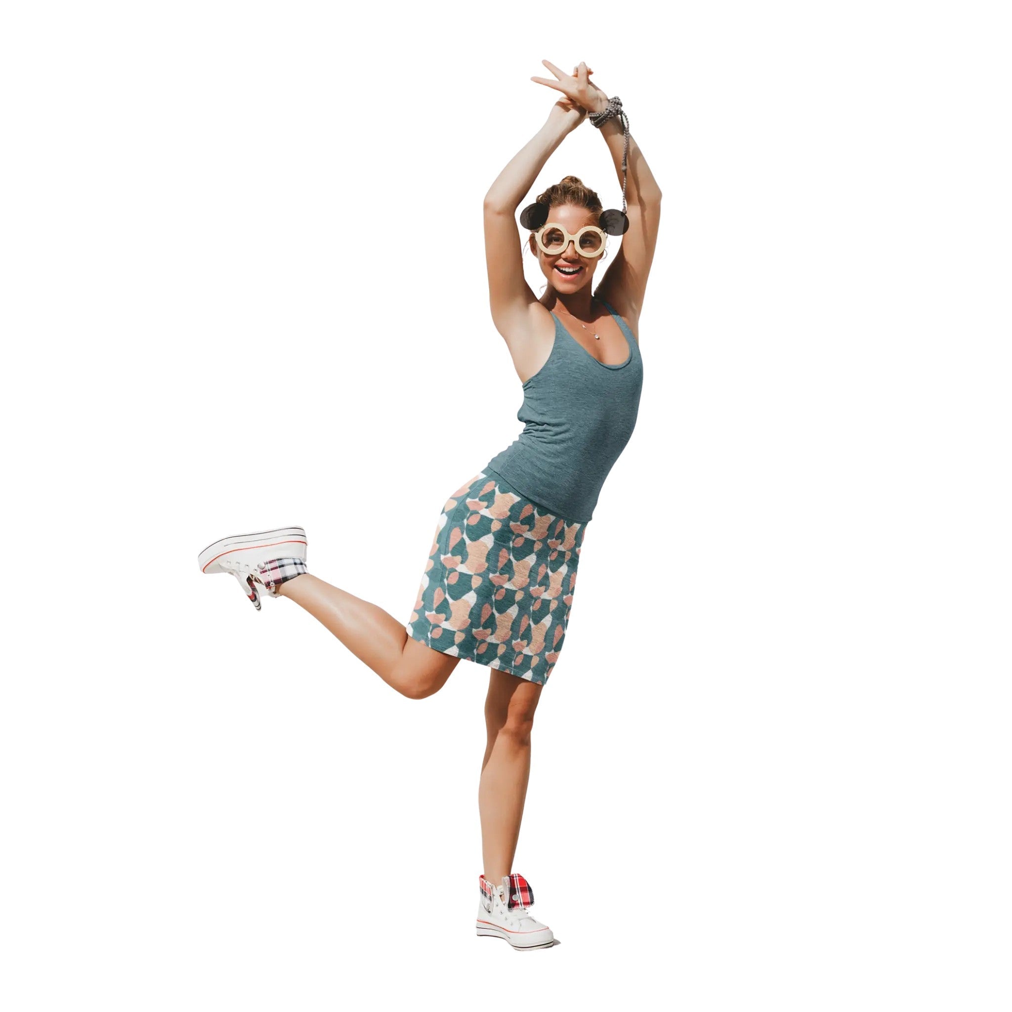 Women's Polyester Pencil Skirt image 8
