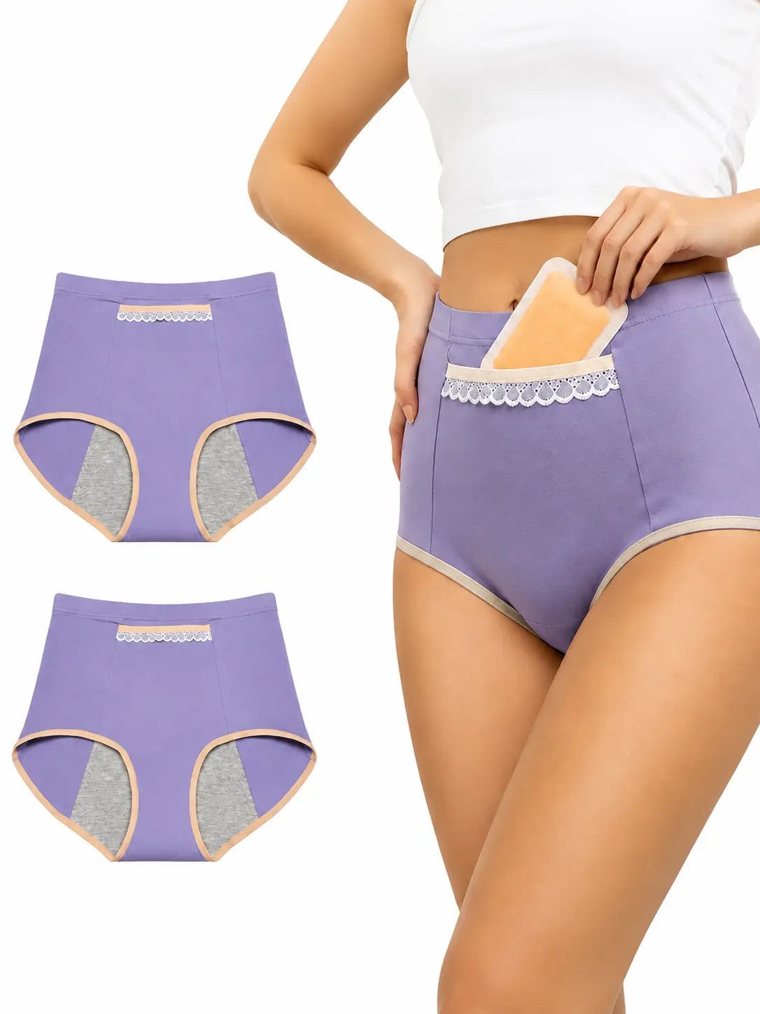 Women's Stretch Polyester Briefs image 1