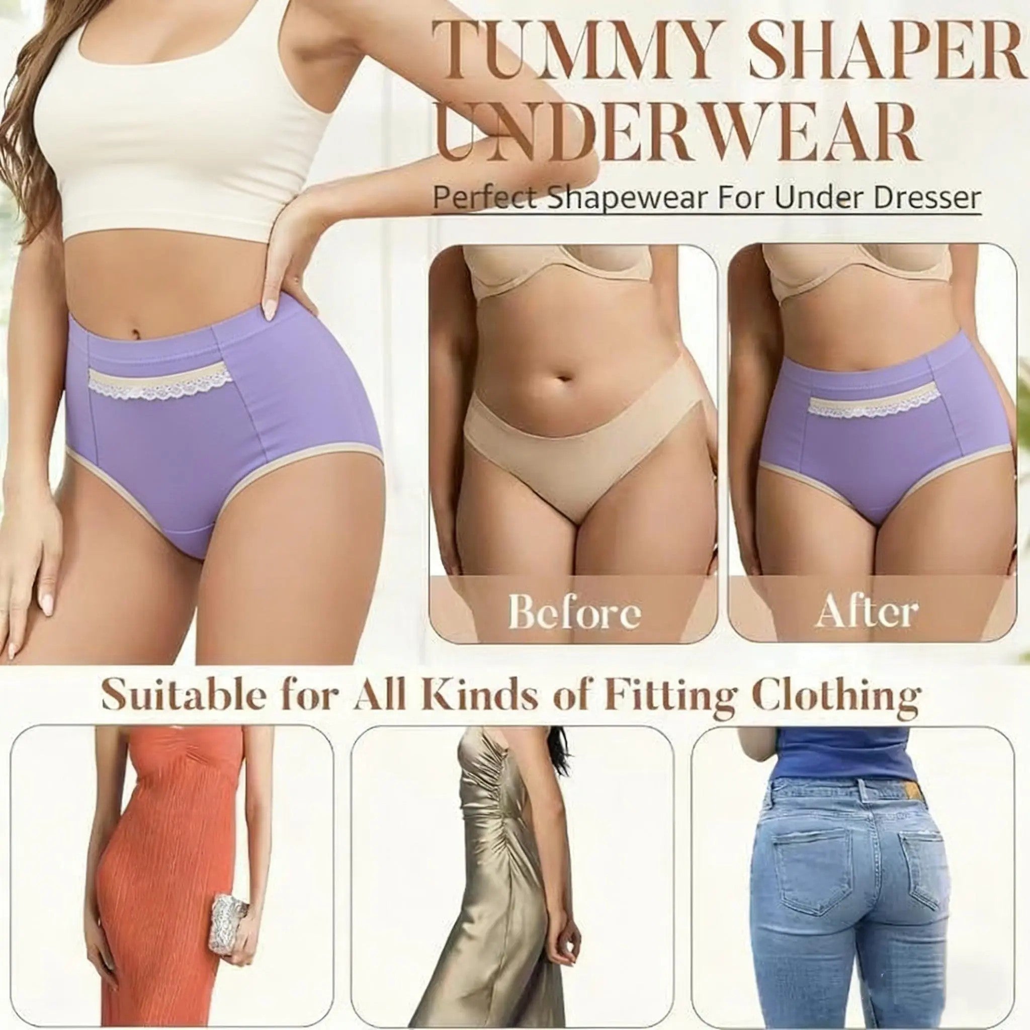 Women's Stretch Polyester Briefs image 7