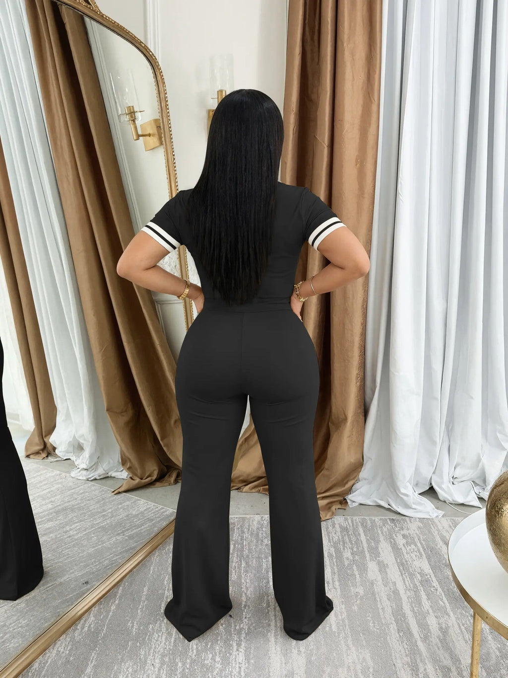 Women's Synthetic Woven Top and Trousers Set image 6