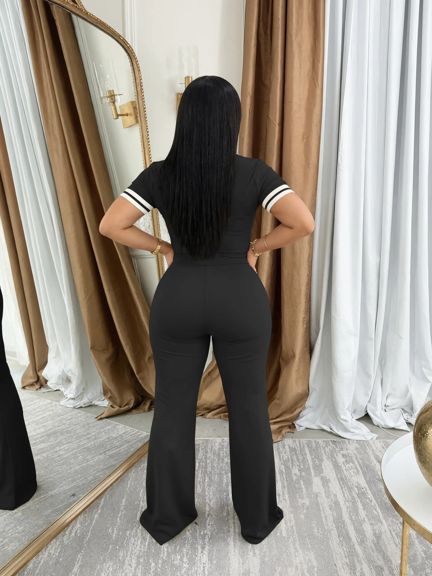 Women's Synthetic Woven Top and Trousers Set image 6