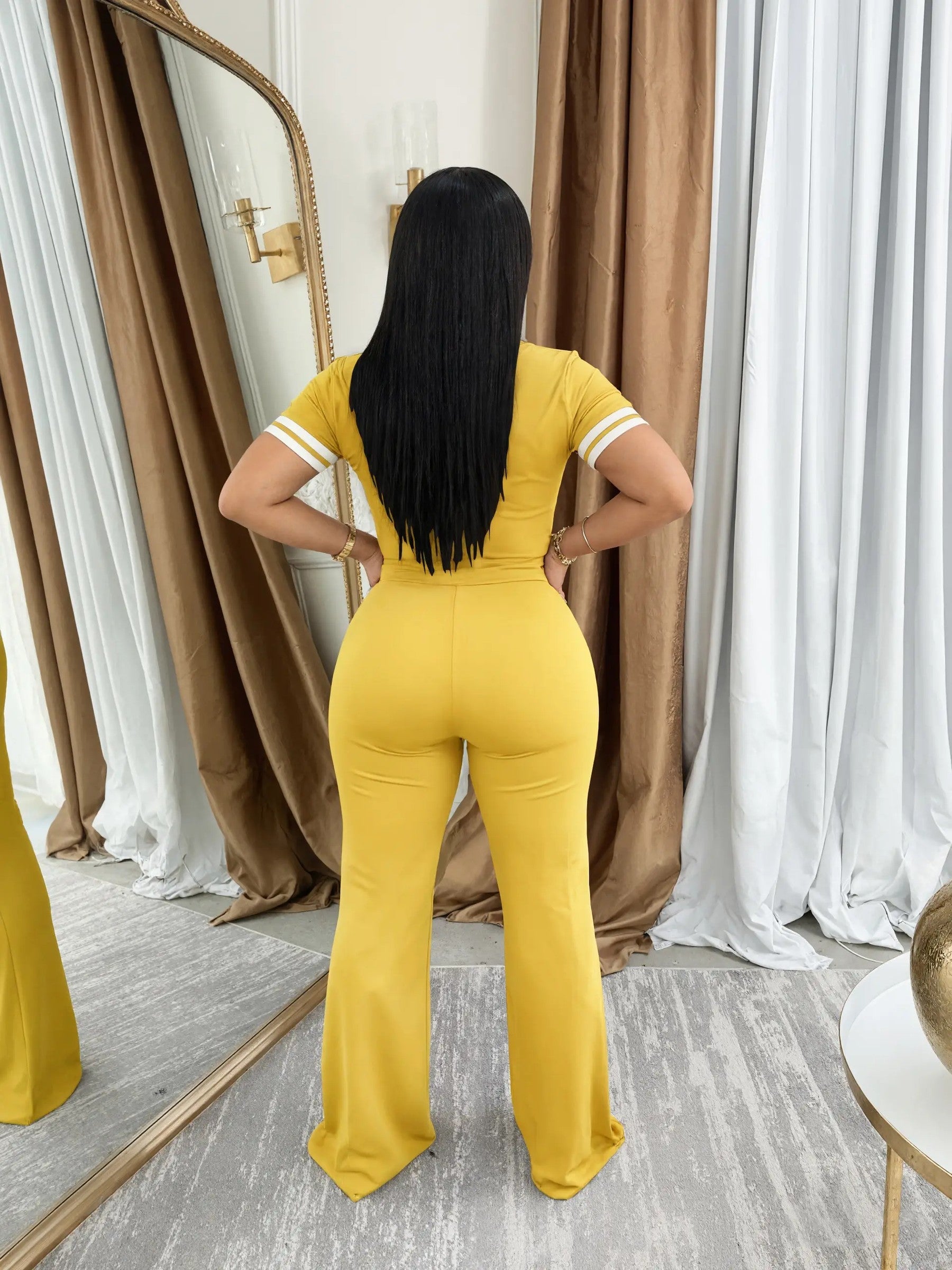 Women's Synthetic Woven Top and Trousers Set image 9