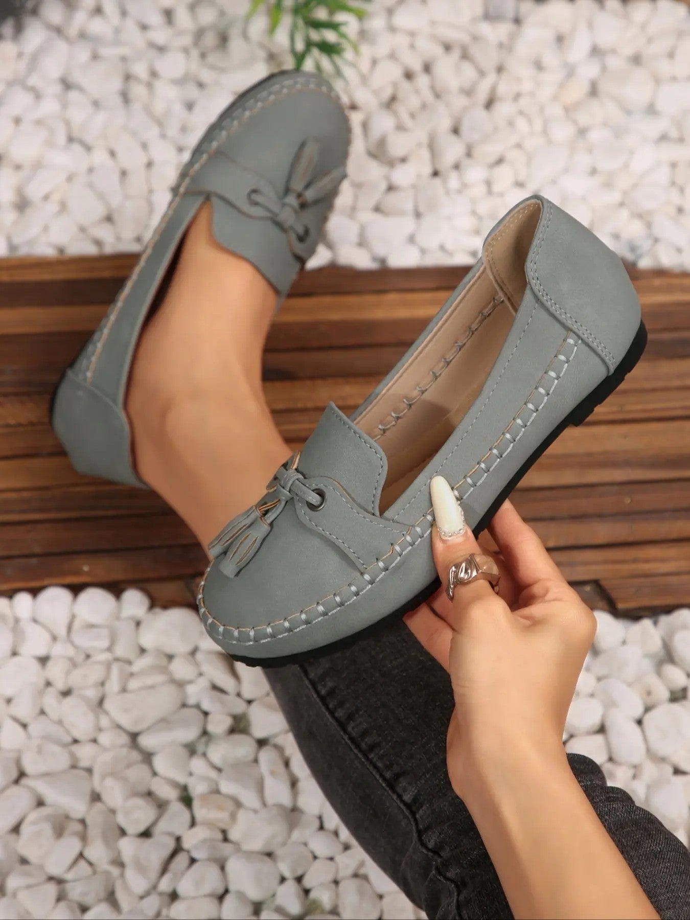 Women's PU Casual Loafers image 2