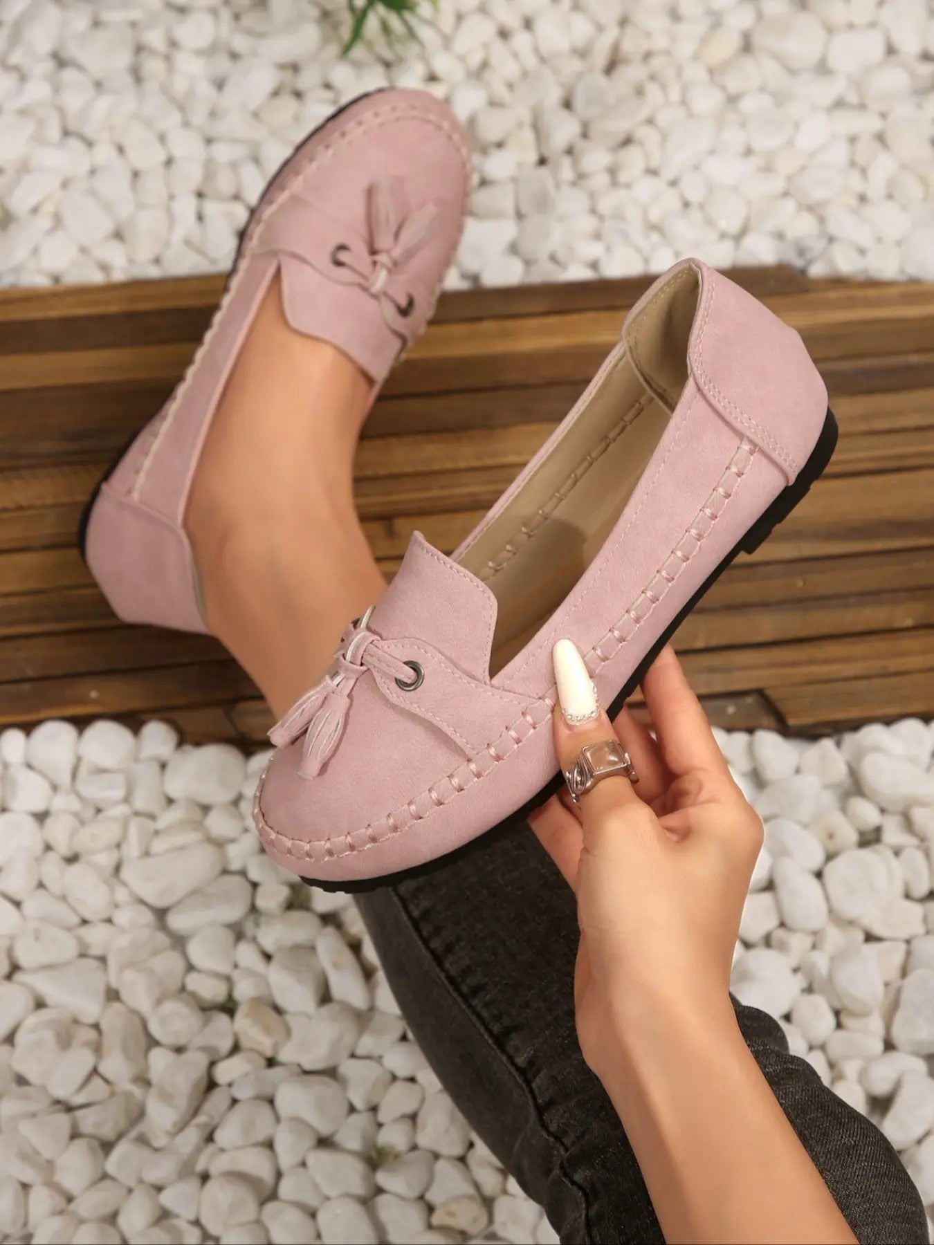 Women's PU Casual Loafers image 3