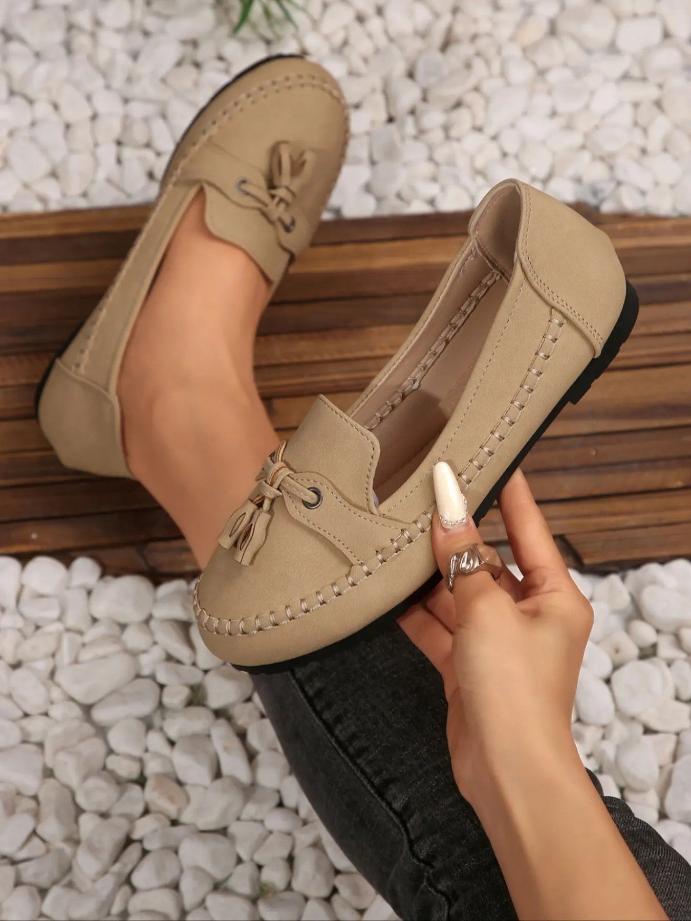 Women's PU Casual Loafers image 4