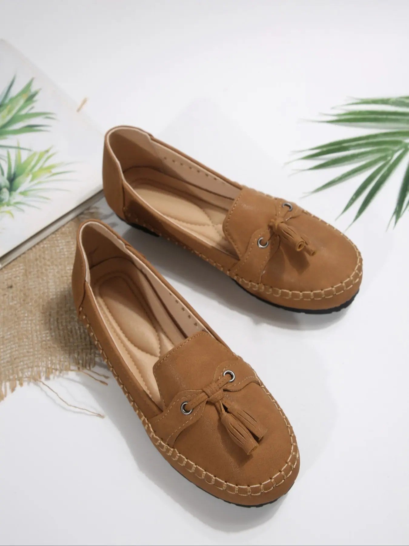 Women's PU Casual Loafers image 7