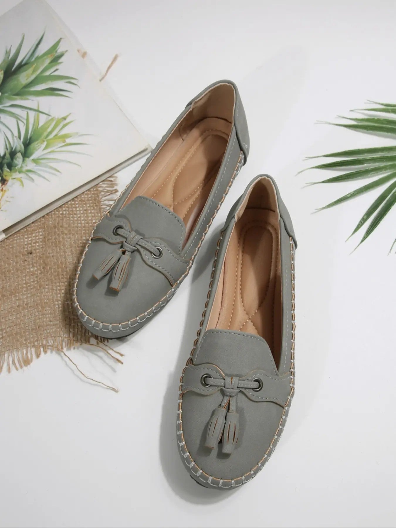 Women's PU Casual Loafers image 8