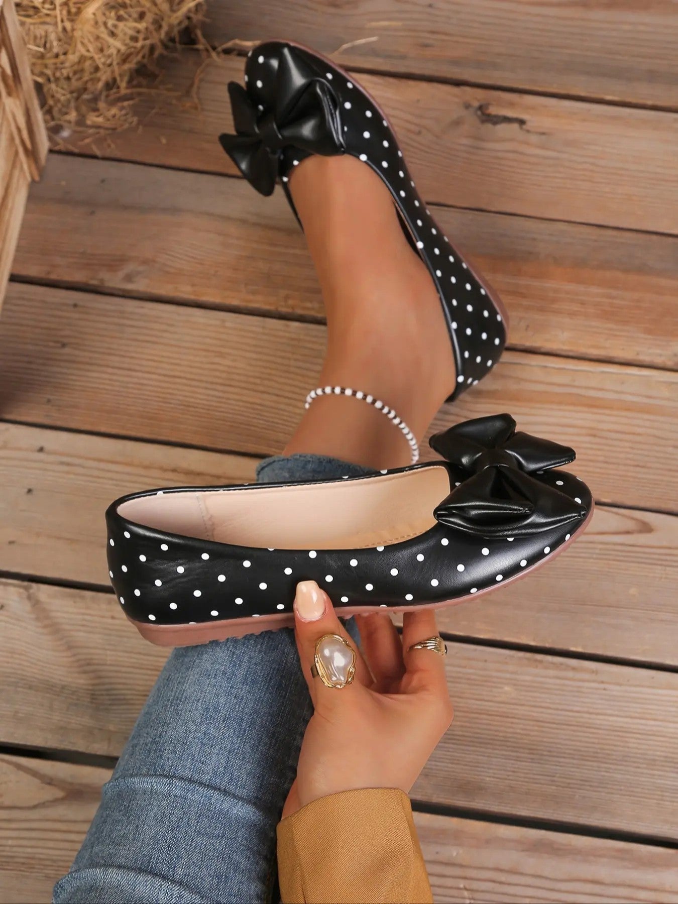 Women's PU Ballet Flats image 6