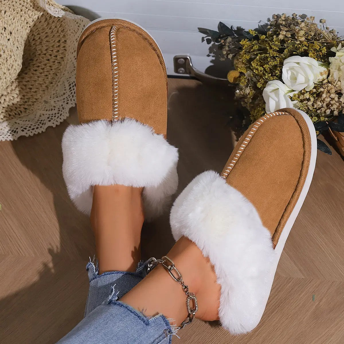 Women's Soft Plastic House Slippers image 6