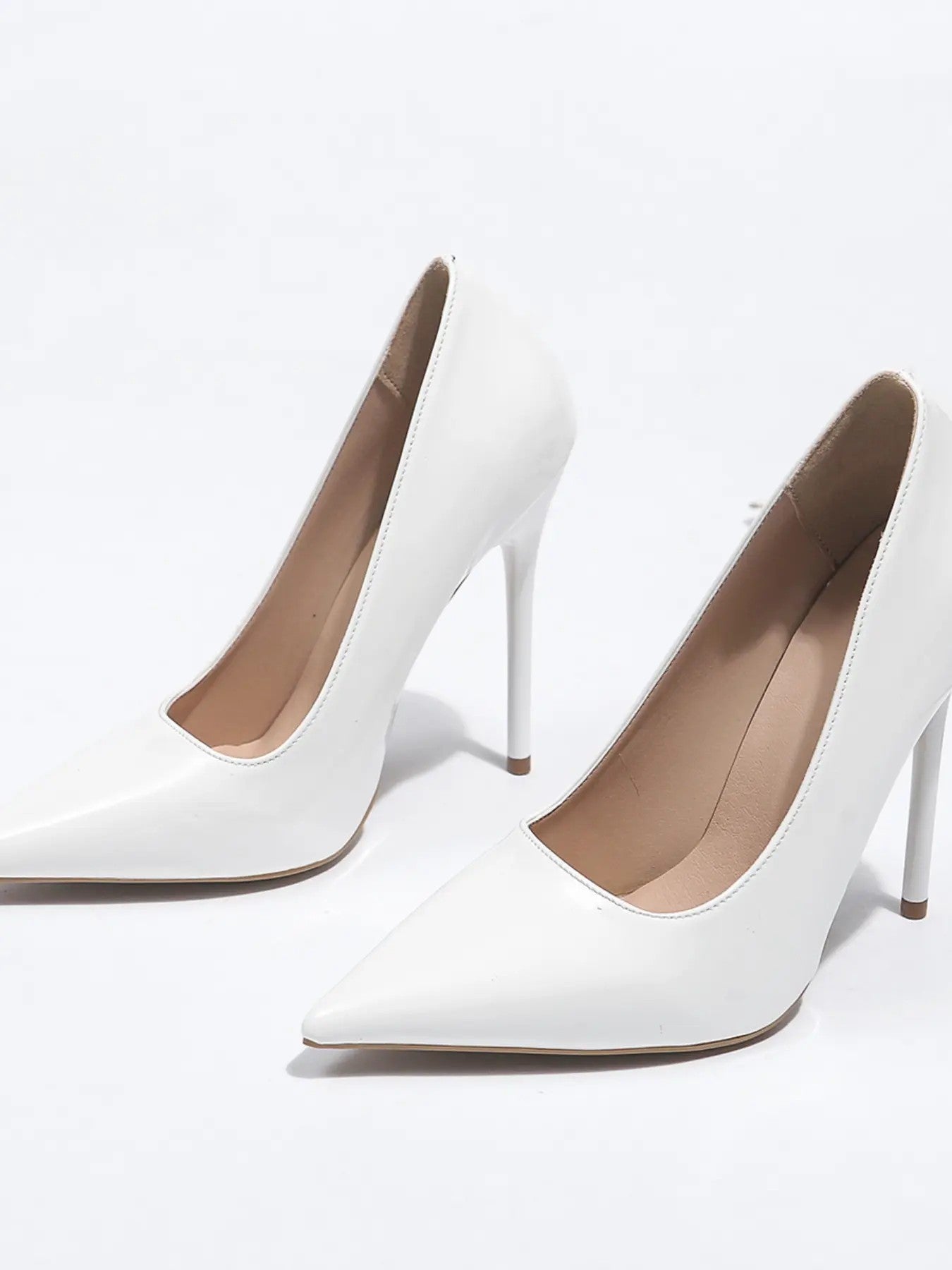 Women's PU Low-Cut Stiletto Pumps image 8