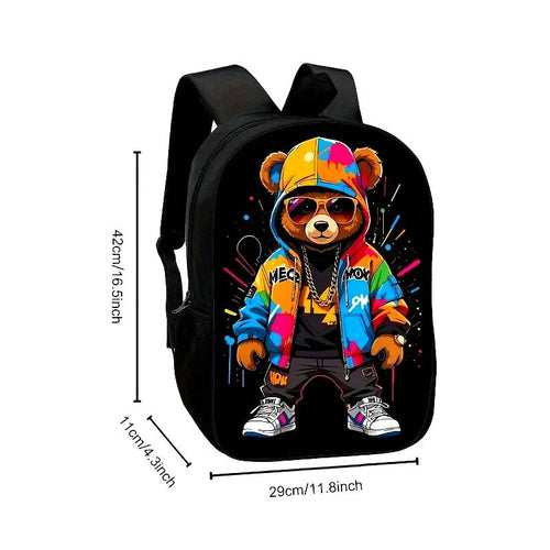 Lightweight Fabric School Backpack image 1