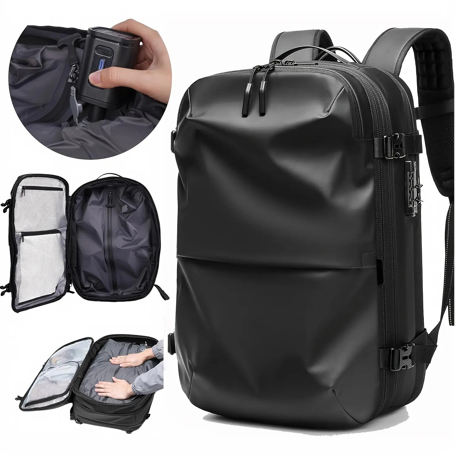 Large-Capacity Fabric Travel Backpack image 2