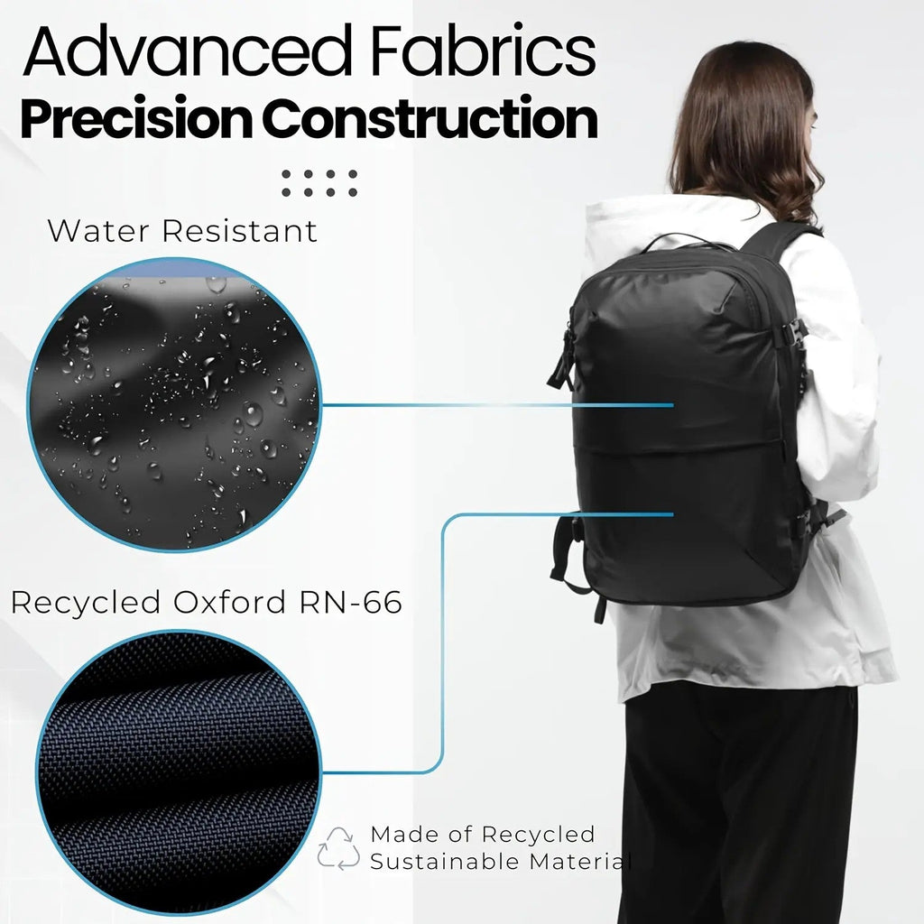 Large-Capacity Fabric Travel Backpack image 5