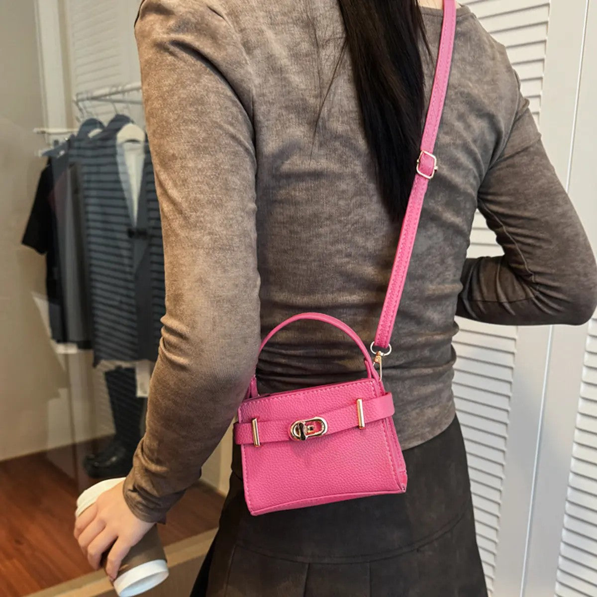 Women's PU Mini Crossbody Bag image 5