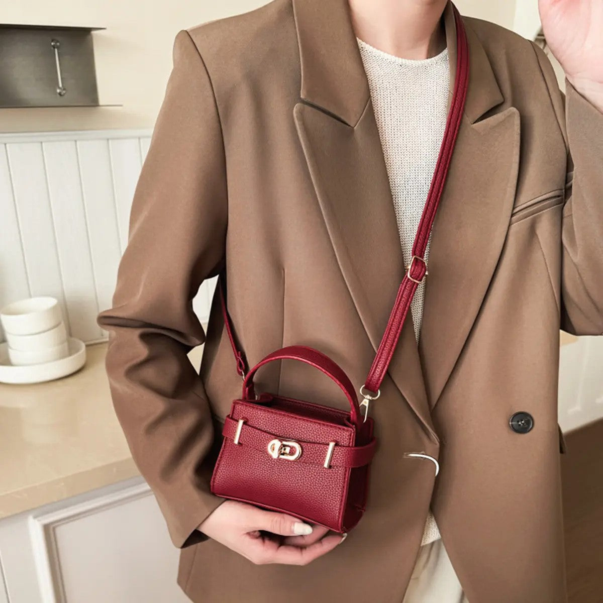 Women's PU Mini Crossbody Bag image 9