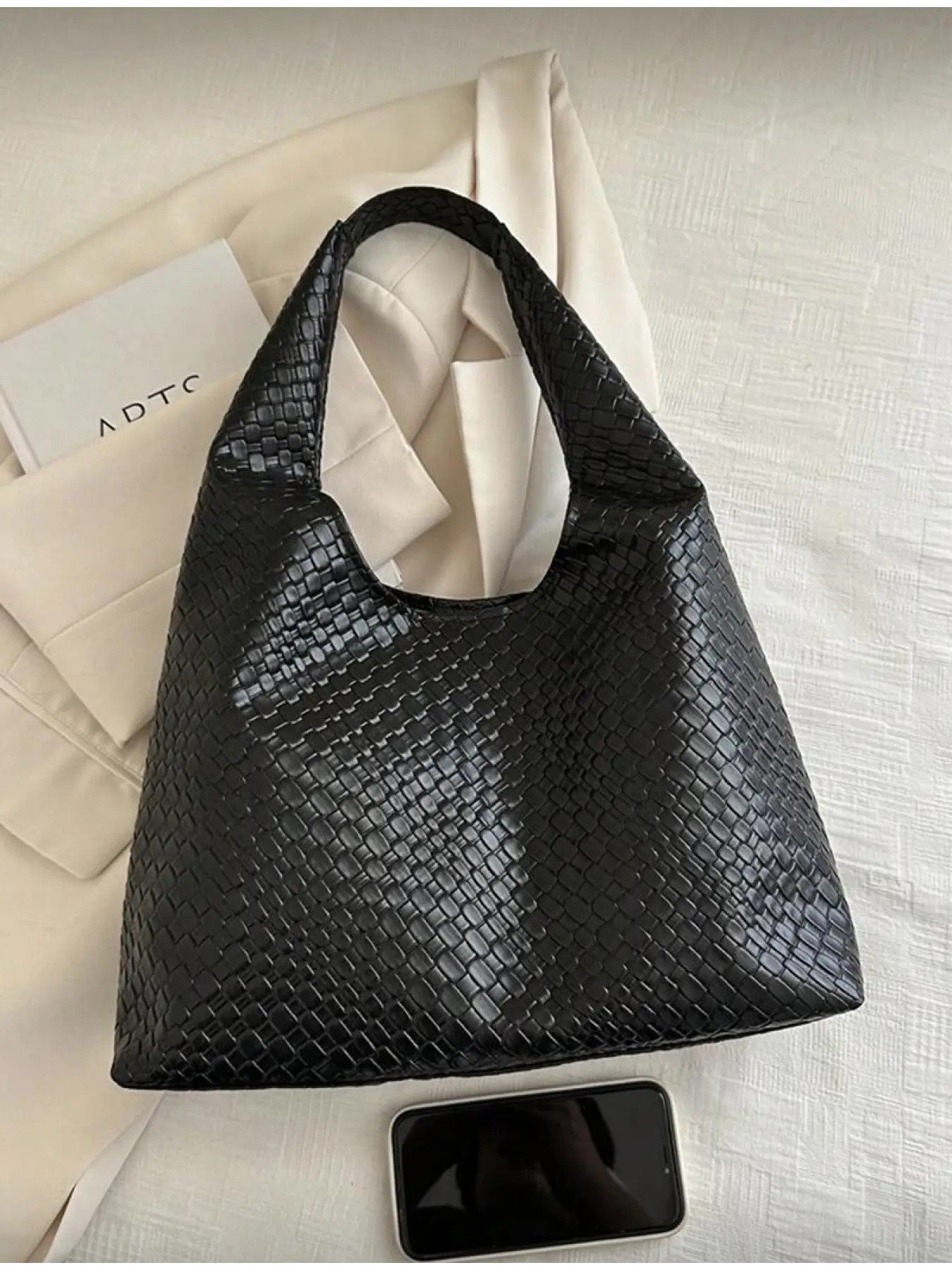 Women's PU Structured Handbag image 6