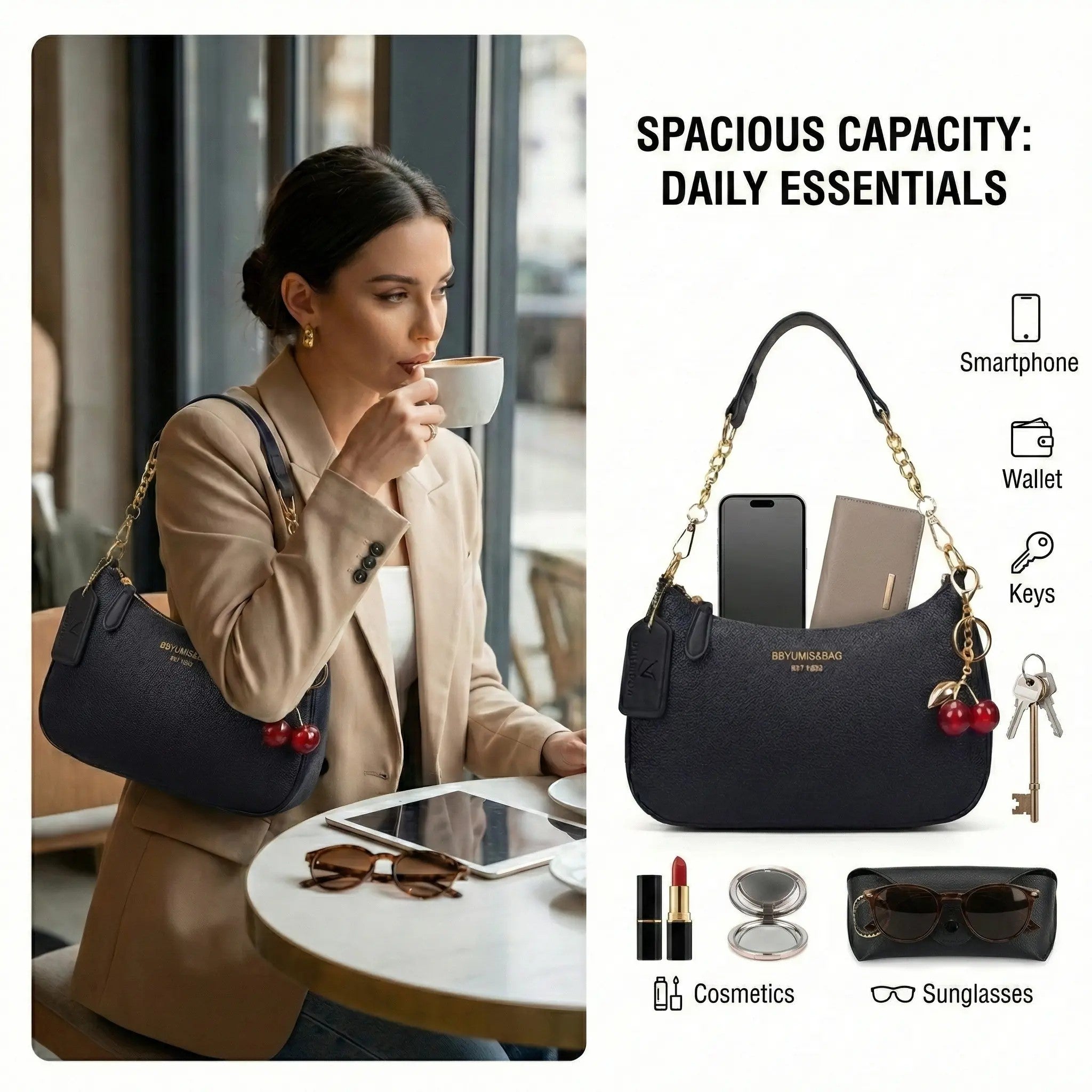 Women's PU Single-Shoulder Bag image 2